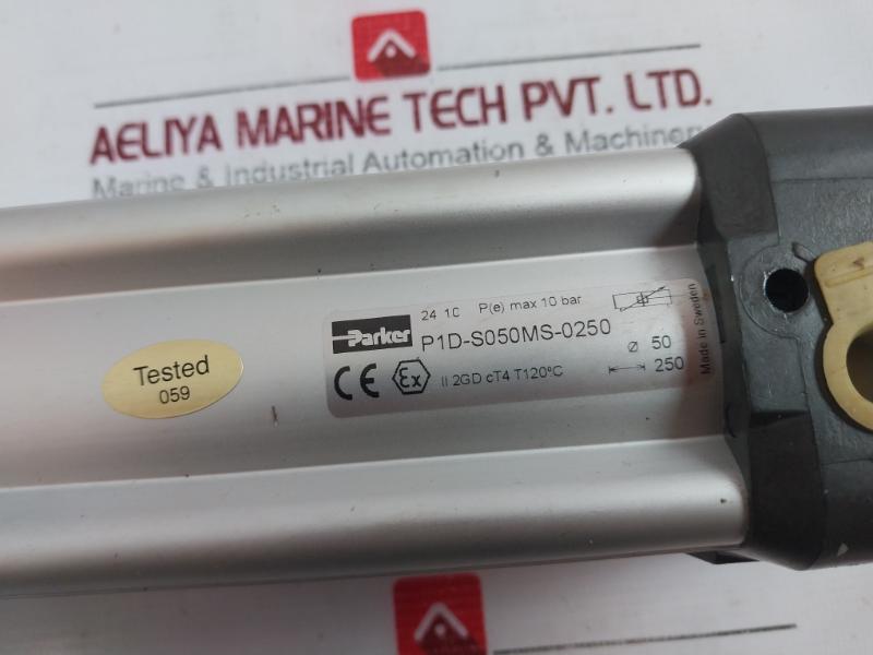 Parker P1D-s050Ms-0250 Pneumatic Cylinder 250Mm Max 10 Bar