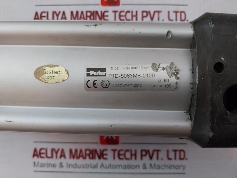 Parker P1D-s063Ms-0100 Pneumatic Actuator 19 08 P(E) Max 10 Bar