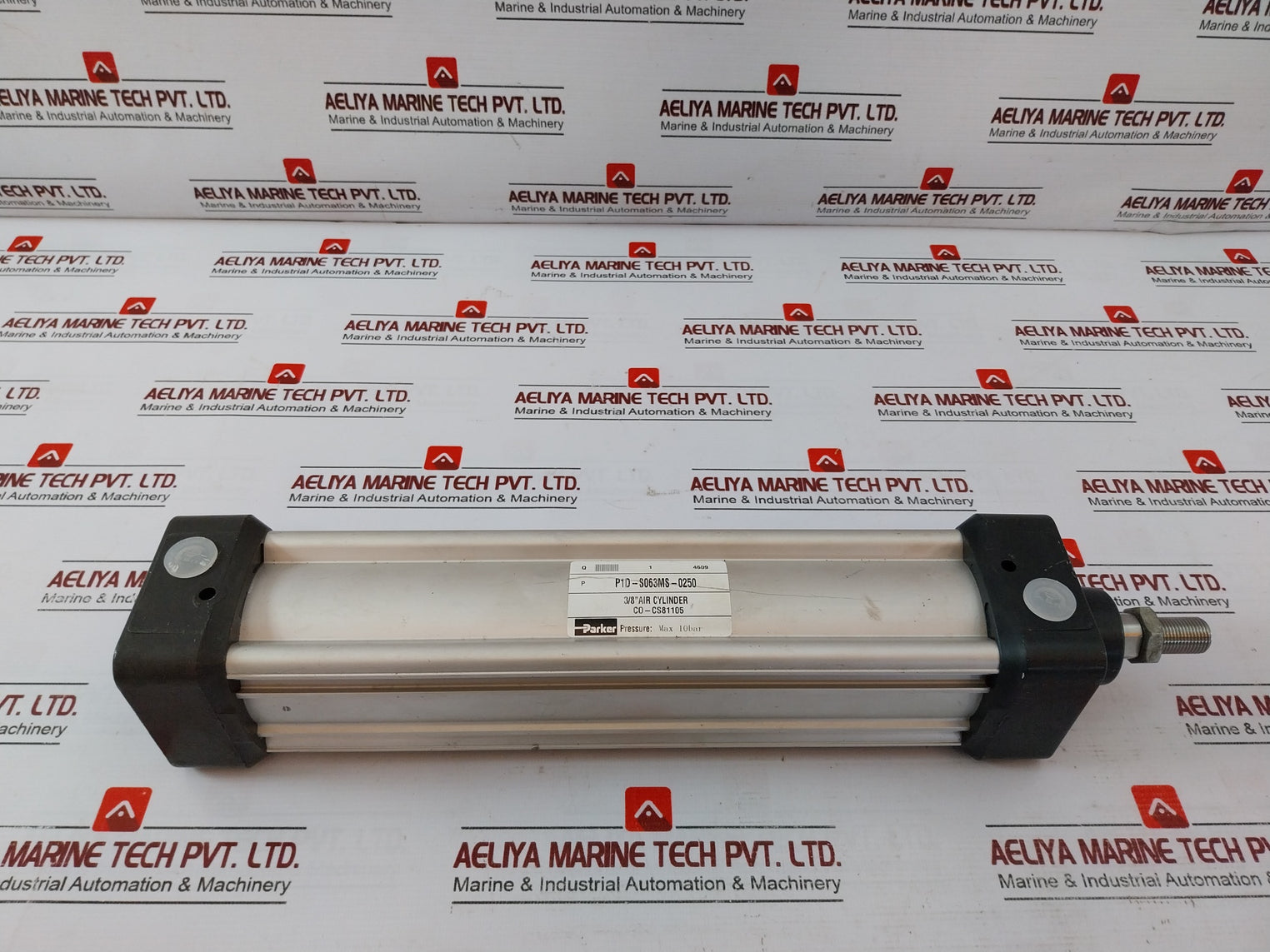 Parker P1D-s063Ms-0250 Series Pneumatic Cylinder Co-cs81105 Max 10 Bar