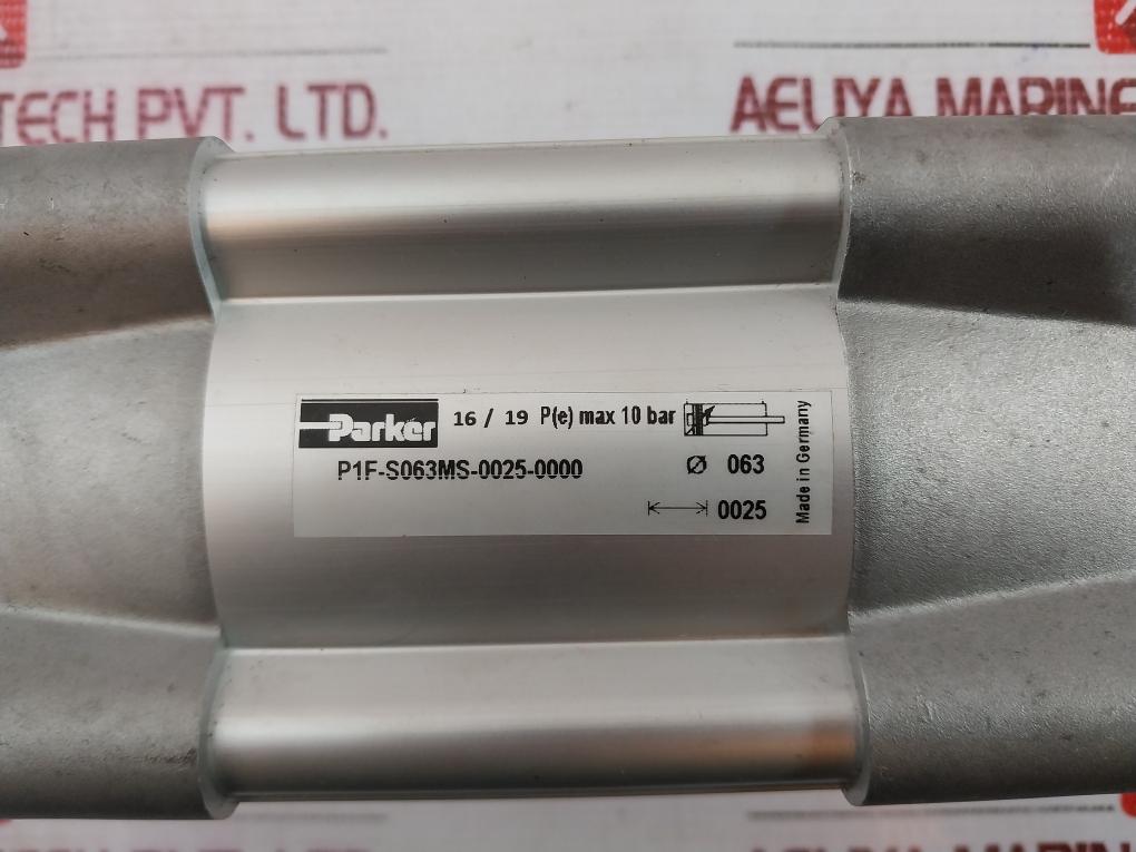 Parker P1F-s063Ms-0025-0000 Pneumatic Cylinder 10 Bar