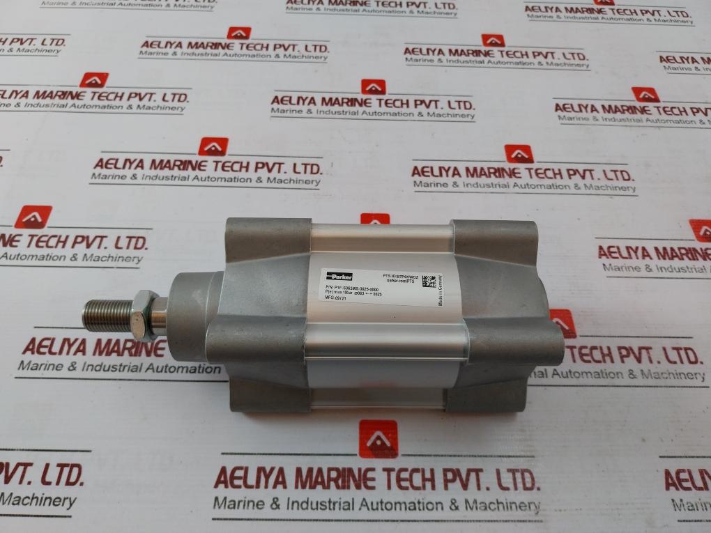 Parker P1F-s063Ms-0025-0000 Series Pneumatic Cylinder Max 10 Bar