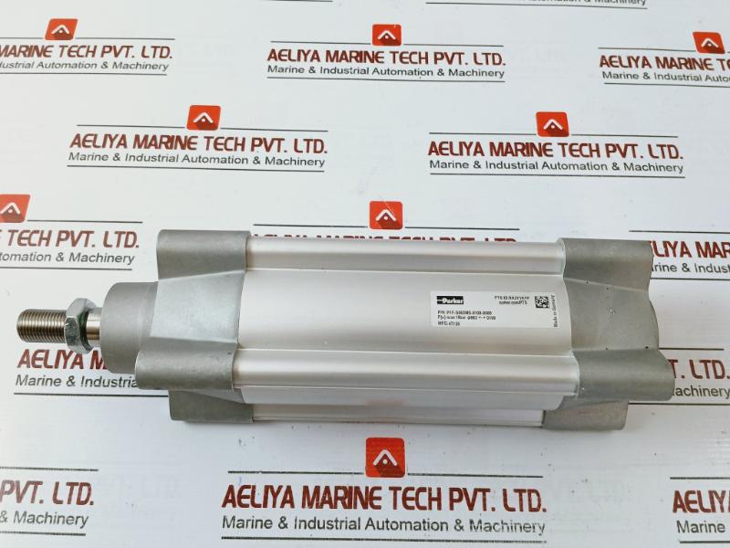Parker P1F-s063Ms-0100-0000 Pneumatic Piston Rod Cylinder P(E) Max 10 Bar
