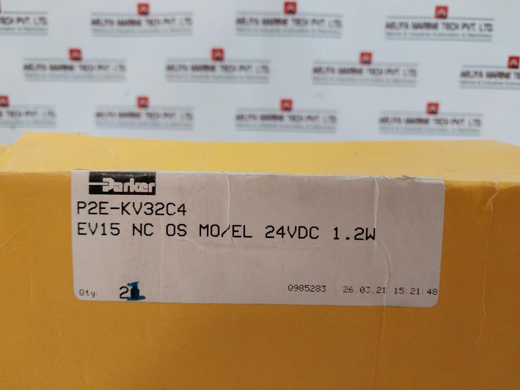 Parker P2E-kv32C Solenoid Valve 24V Dc 1.2W 10 Bar