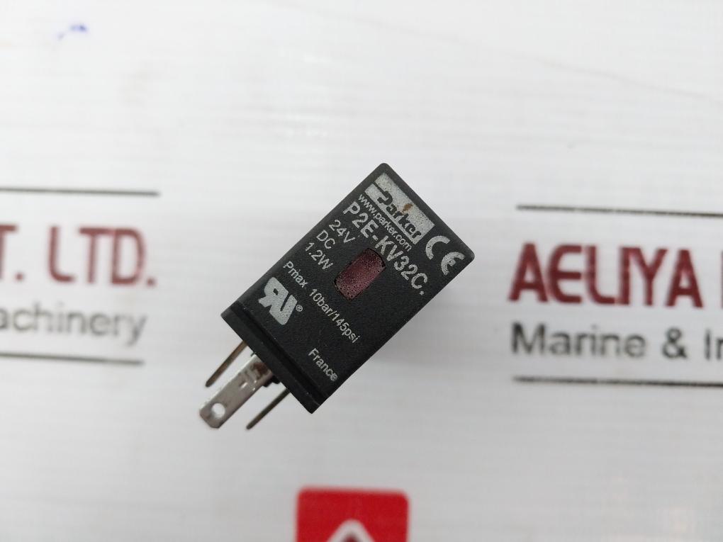 Parker P2E-kv32C Solenoid Valve 24Vdc 1.2W 10Bar 145Psi