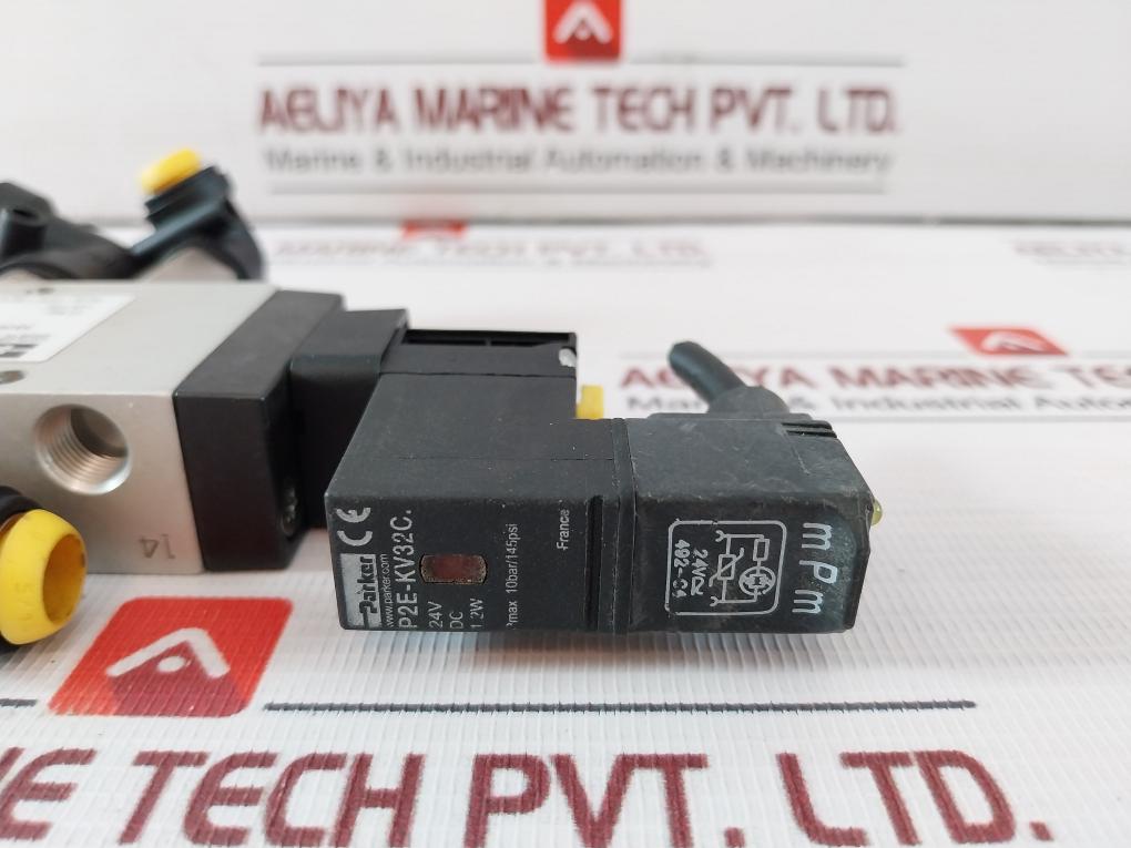 Parker P2Lbx512Esnxxx Pneumatic Valve 24Vdc 1.2W 10 Bar/145 Psi