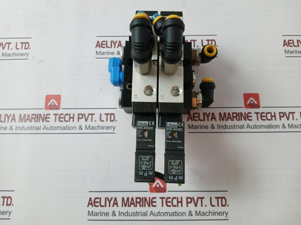 Parker P2Lbx512Esnxxx Viking Xtreme Pneumatic Solenoid Valve Assembly 145 Psi