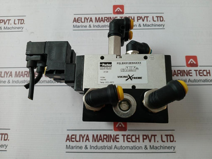 Parker P2Lbx512Esnxxx Viking Xtreme Pneumatic Solenoid Valve Assembly 145 Psi