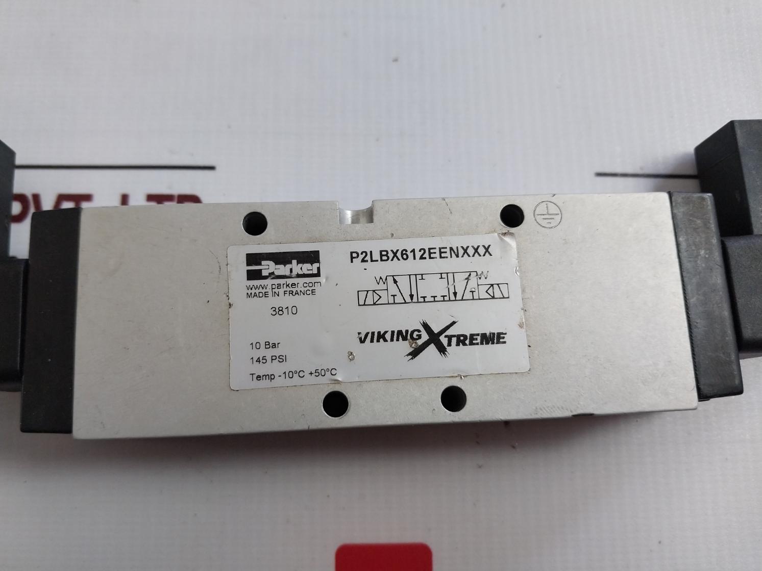 Parker P2Lbx612Eenxxx Valve Internal Air Standard Temperature 145 Psi 24Vdc