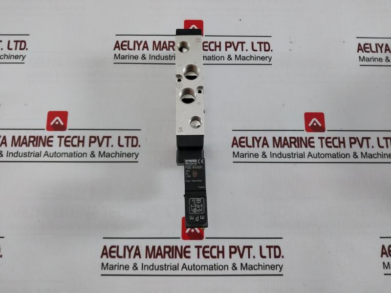 Parker P2lbx512esn Solenoid Valve P2e-kv32c 10 Bar 145psi 24v Dc 1.2w -10 C+50 C