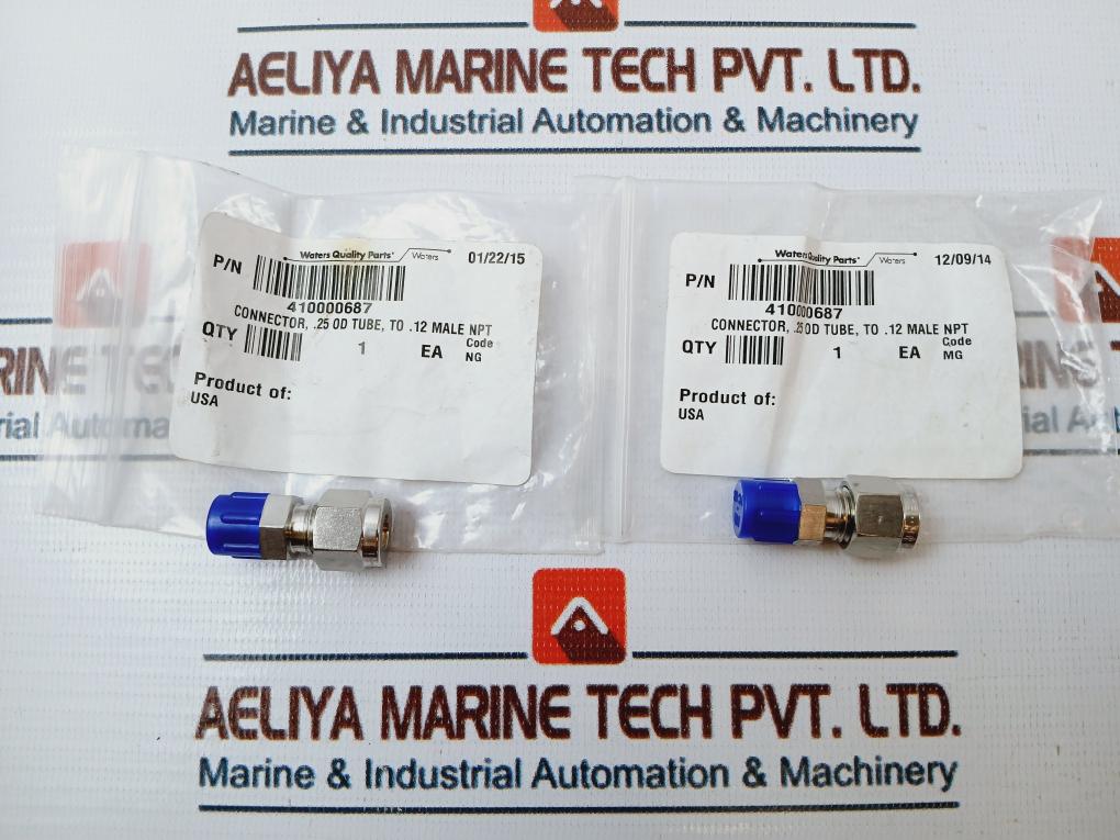 Parker P316 Tube Fitting, Ng/Mg Male Connector 410000687