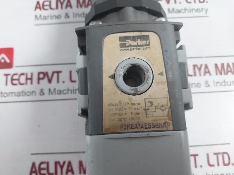 Parker P3Kea14Essbnnp Filter Regulator P1 Max= 17 Bar