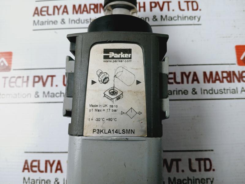 PARKER P3KLA14LSMN Pneumatic Air Lubricator 17 Bar