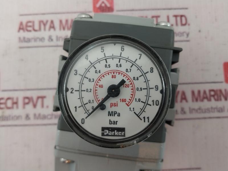 Parker P3Kta14Sgnc2Cn Pressure Regulator 0-11 Bar 0-160 Psi