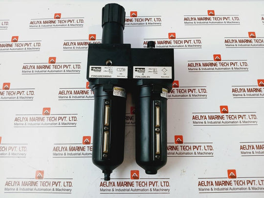 Parker P3Nla26Lsn P3Nea26Esmbng Pneumatic Filter Regulator Lubricator 250 Psi
