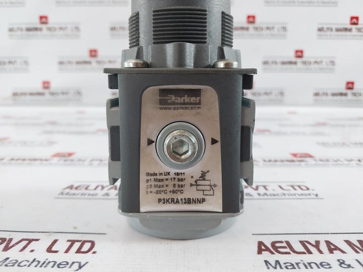 Parker P3KRA13BNNP Pneumatic Regulator 17Bar 8Bar