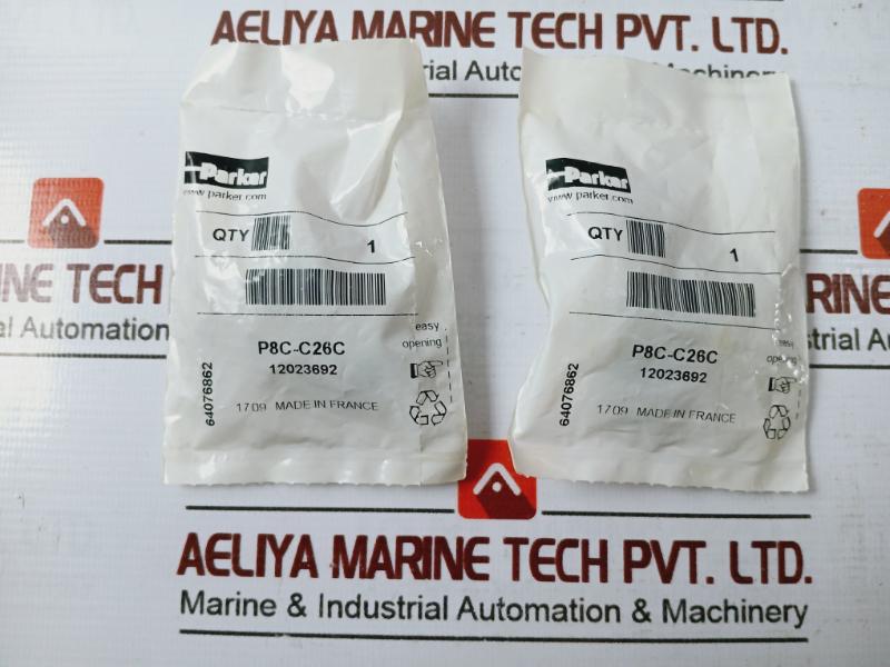 Parker P8C-c26C Solenoid Connector / Cable Plugs With Screw