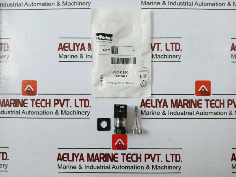 Parker P8C-c26C Solenoid Connector / Cable Plugs With Screw