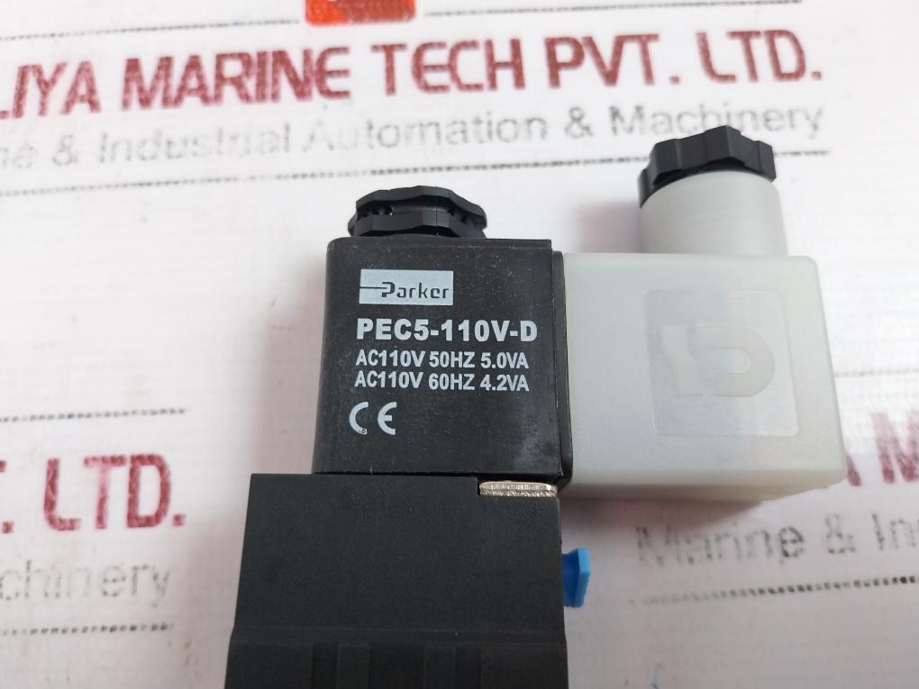 Parker Phs520S-02 Solenoid Valve 110V Ac/Dc 50-60Hz 5.0-4.2Va