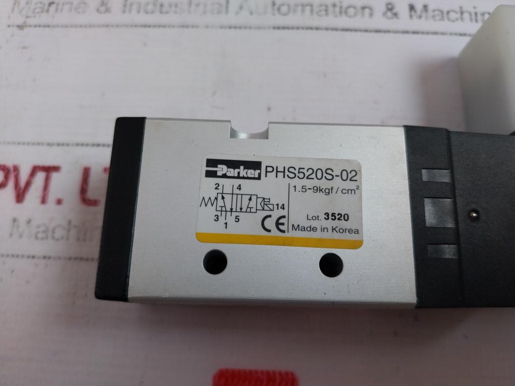 Parker Phs520S-02 Solenoid Valve 110V Ac/Dc 50-60Hz 5.0-4.2Va