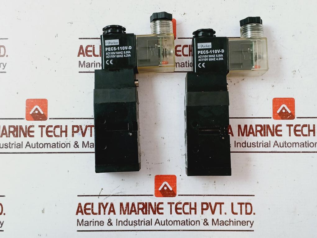 Parker Phs520S-8 Solenoid Valve Ac 110V 50Hz 5.0Va Pec5-110V-d