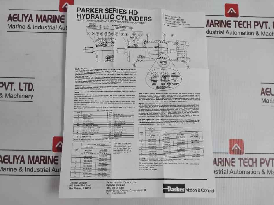 Parker Pk502Hk001 Bunan Hi-load Piston Seal Kit 99509-3