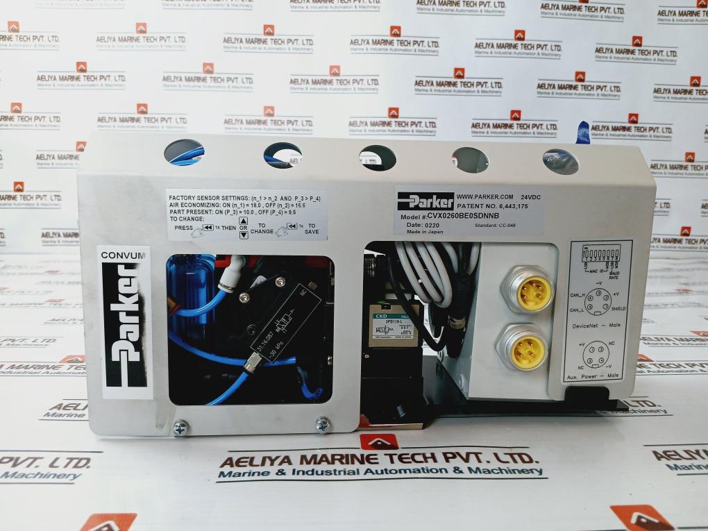 Parker RS230C1R1141, CVX0260BE0SDNNB Servo Motor With Vacuum Generator Set