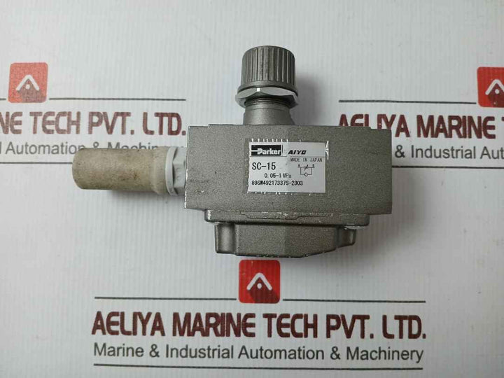 Parker Sc-15 Speed Controller 0.05-1 Mpa 89Sw49217337S-2303