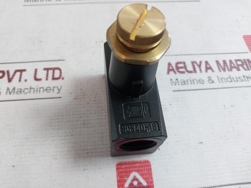 Parker Sc340-15 Inline Pneumatic Flow Control Valve J103A