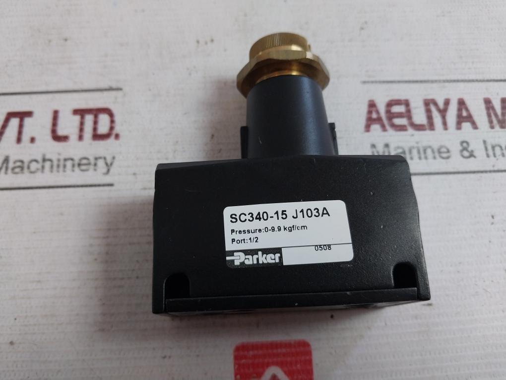 Parker Sc340-15 Inline Pneumatic Flow Control Valve J103A