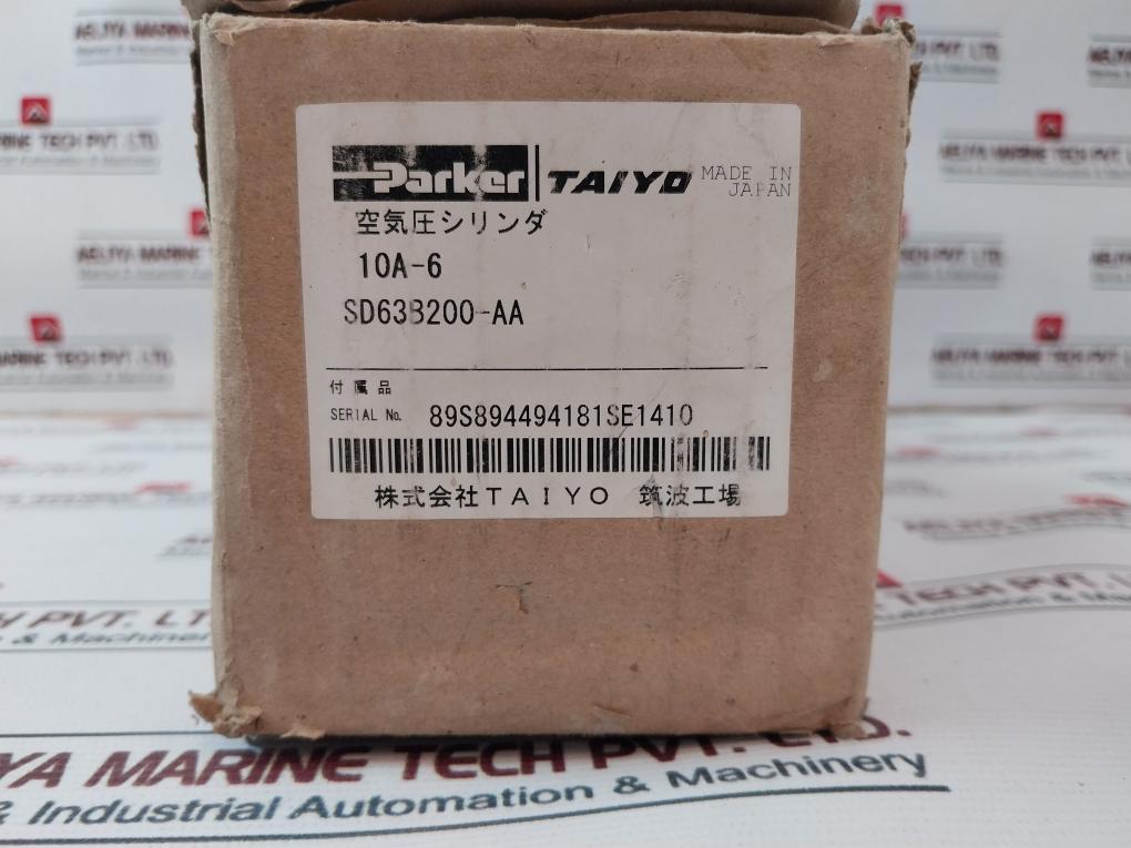 Parker Sd63B200-aa Pneumatic Air Cylinder