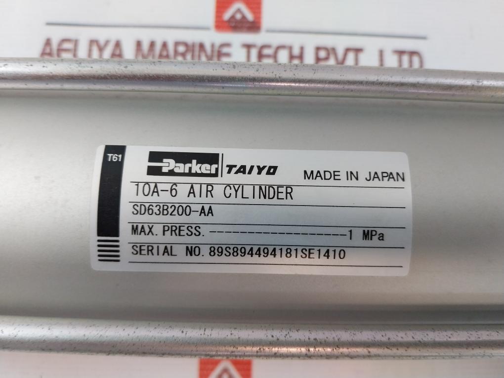 Parker Sd63B200-aa Pneumatic Air Cylinder