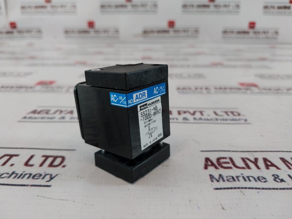 Parker Ss231-nb-100D-mkk2 Pilot Valve Ac100/110V