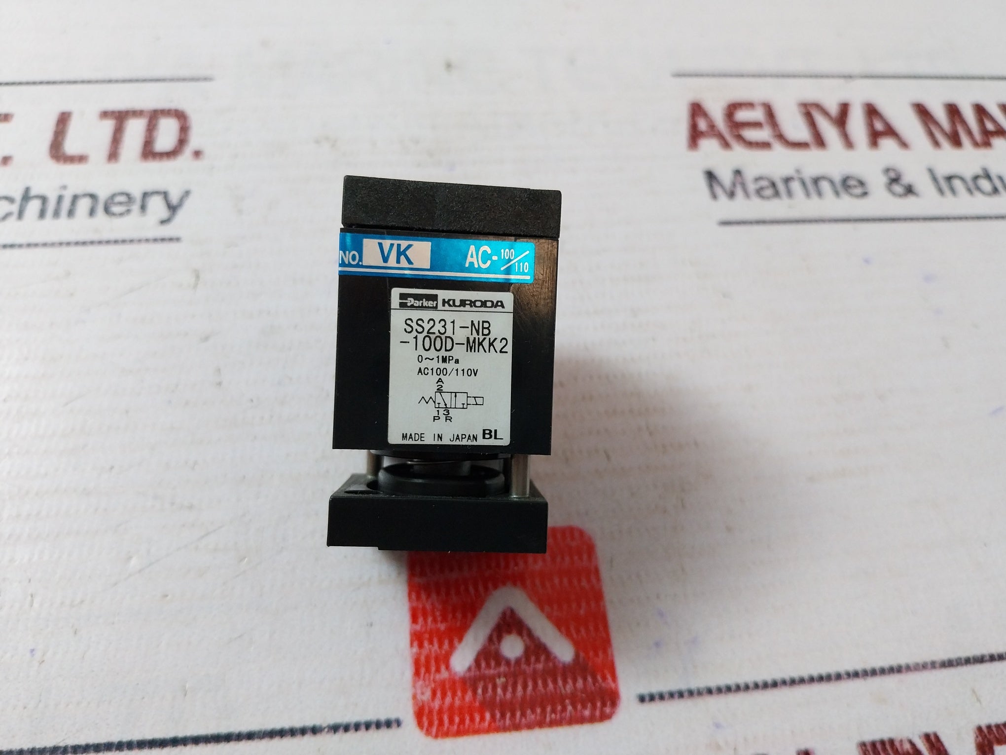 Parker Ss231-nb-100D-mkk2 Pilot Valve Pms23001