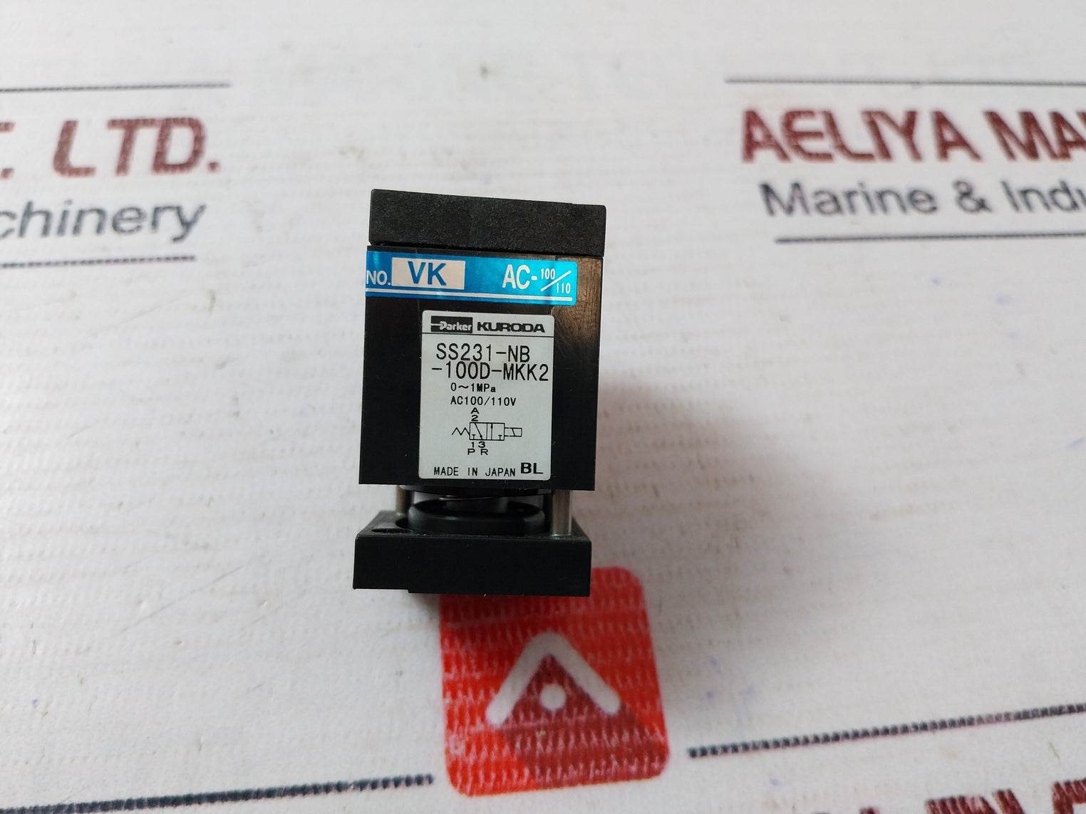 Parker Ss231-nb-100D-mkk2 Pilot Valve Pms23001