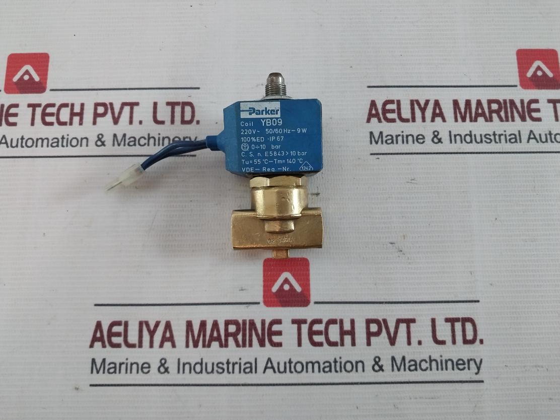 Parker Ve139Lv Solenoid Valve 173572E 1 Bar 220V- 50/60Hz 9W G2 139Lv