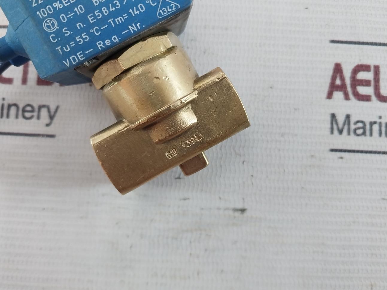 Parker Ve139Lv Solenoid Valve 173572E 1 Bar 220V- 50/60Hz 9W G2 139Lv