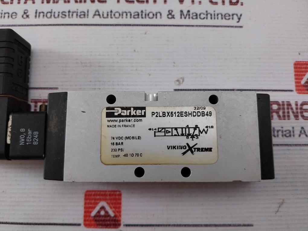 Parker Viking Xtreme P2Lbx512Eshddb49 Pneumatic Control Valve