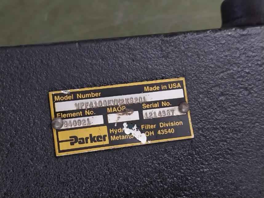 Parker Wpf410Qevm2Ks201 High-pressure Inline Oil Filter 10 Micron 4 Ksi