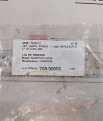 Parker 316 Union-tubing 1" Tube Triple-lok 37