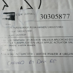 Parker 76012122 Act Valve Assy With Adapter Kit S20 Ser J4C Ip67 24-240 Dc Or Ac