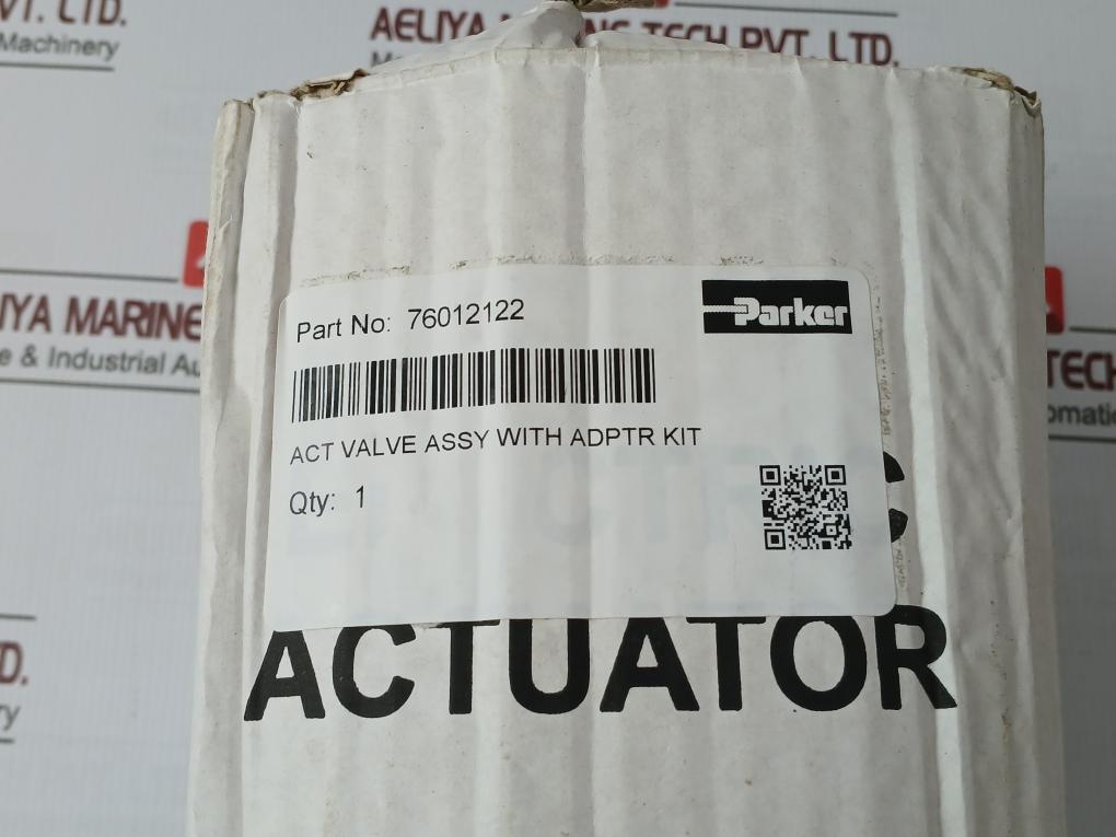 Parker 76012122 Act Valve Assy With Adapter Kit S20 Ser J4C Ip67 24-240 Dc Or Ac