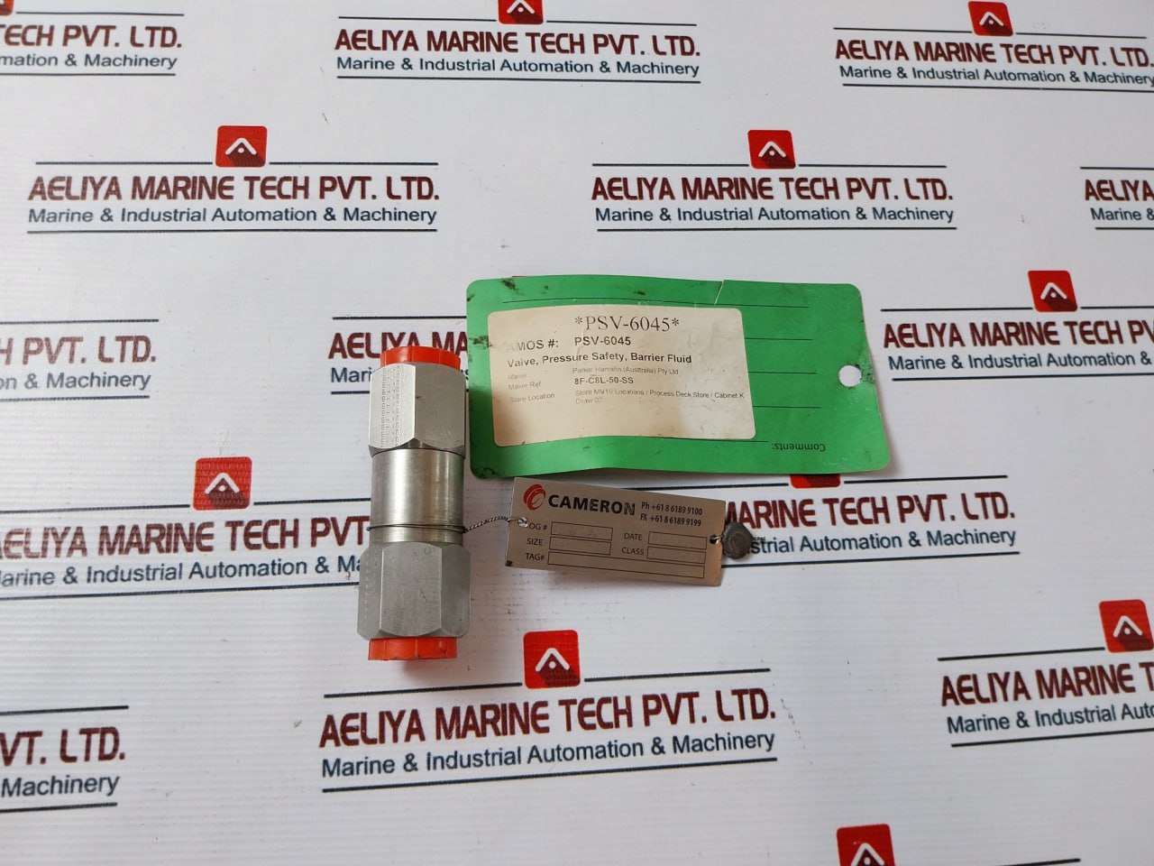 Parker 8F-c8L-50-ss Check Valve Cameron