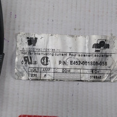 Parker E452-001806-058 Solenoid Valve 230V Ac 6/5A 8W
