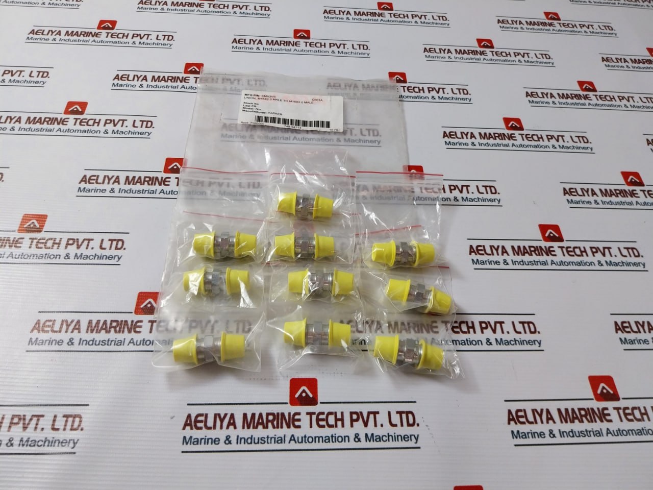 Parker EMA3VS Couplings Union M16x2.0 Male To M16x2.0 Male