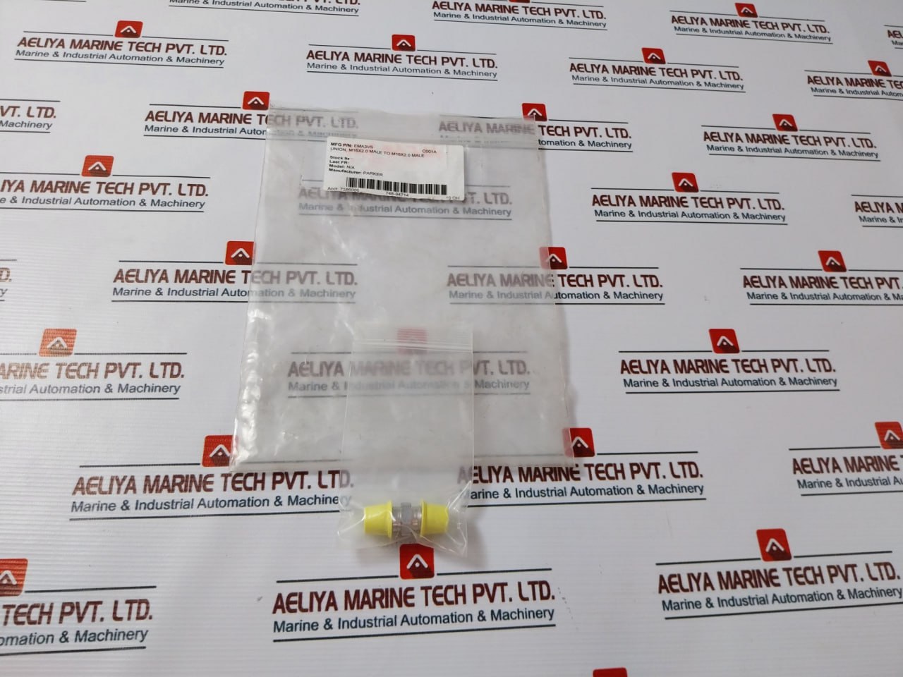 Parker EMA3VS Couplings Union M16x2.0 Male To M16x2.0 Male