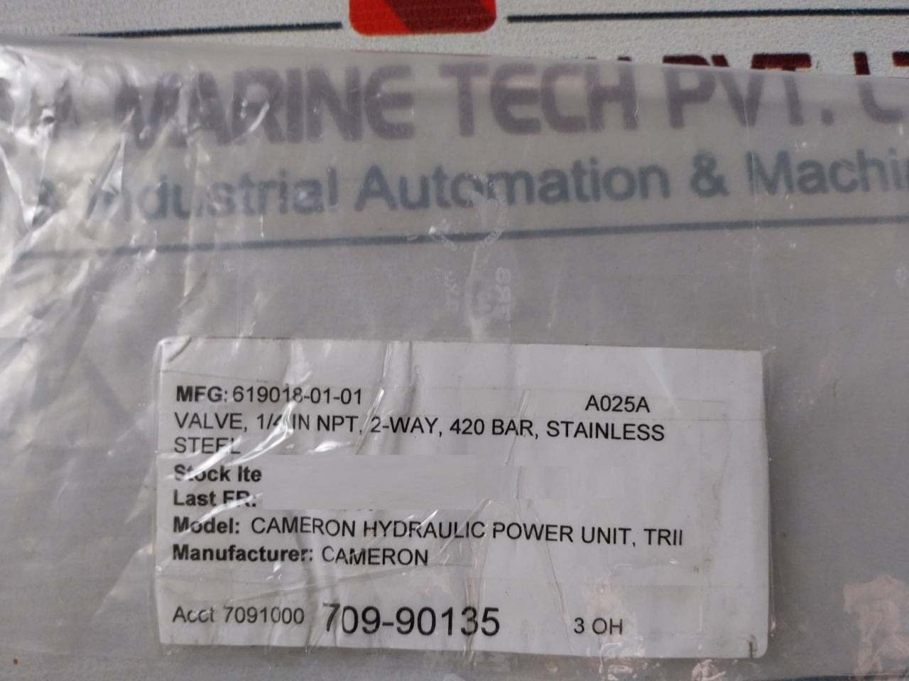 Parker Hals2V4N Hydraulic Valve Power Unit 619018-01-01