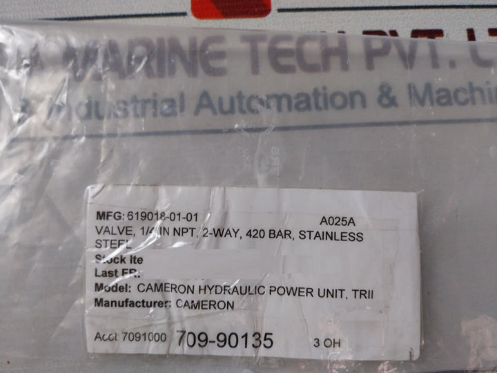 Parker Hals2V4N Hydraulic Valve Power Unit 619018-01-01