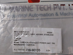 Parker Hals2V4N Hydraulic Valve Power Unit 619018-01-01
