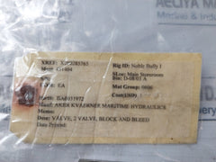 Parker Hals2V4Rrhv-mh Manifold Valve A1...1/4 Bspp Ba0031972