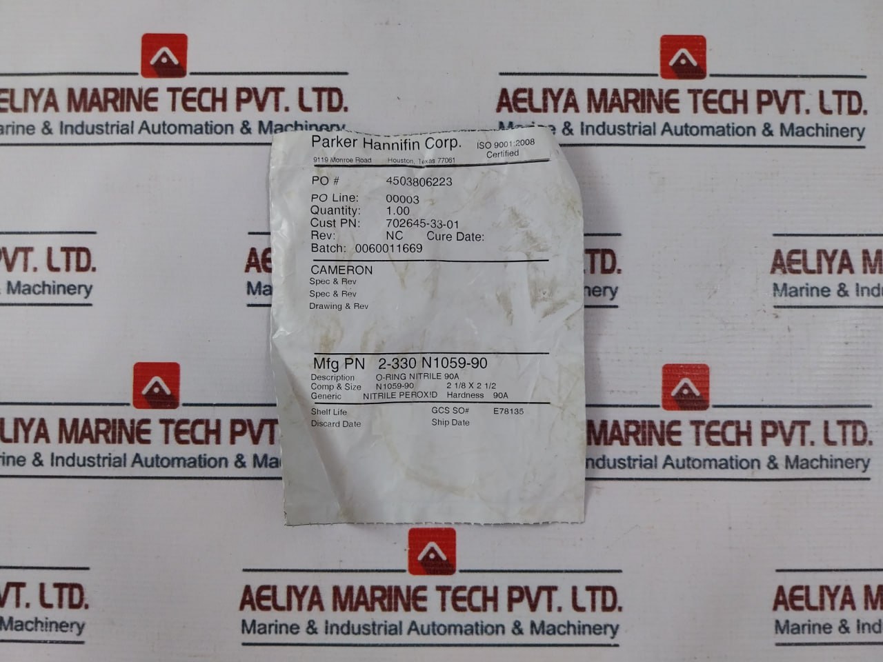 Parker Hannifin 702645-33-01 O-ring Nitrile Kit 90A